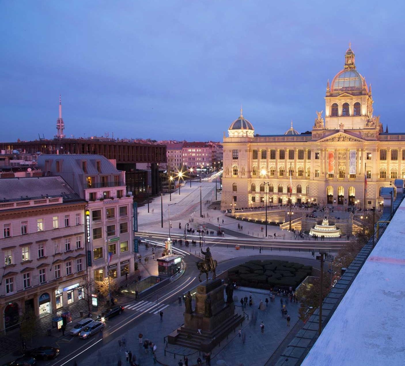 The Wenceslas Square Rooftop Prag